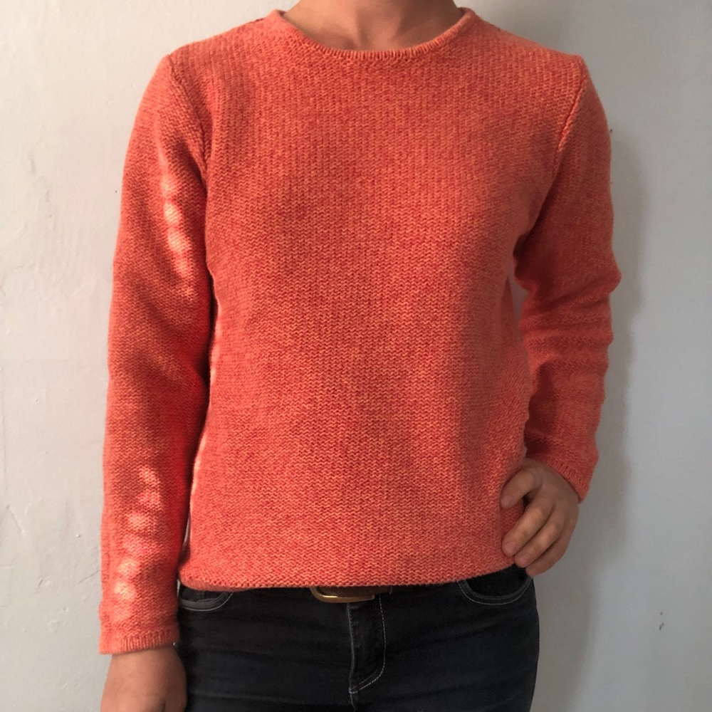 Peach ll bean sweater